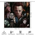 thumbnail image 2 of Michael Myers Halloween Shower Curtain Sets 4 Piece Bathroom Set Shower Curtain Non-Slip Rugs Toilet Lid Cover Bath Mat Bathroom Decor, 2 of 8