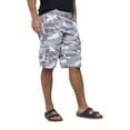 thumbnail image 4 of X RAY JEANS Men's Belted 12.5" Inseam Knee Length Cargo Shorts, White Camo, 50, 4 of 7