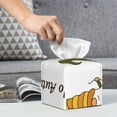 thumbnail image 6 of Sikiie Hello Autumn Leather Tissue Box Cover Square, tissue box holder - 5.2”x5.2”x5.2”, 6 of 7