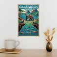 thumbnail image 3 of Retro Galápagos Islands Poster Vintage Ecuador Tourism Art for Nature Enthusiasts Print Poster, 3 of 8