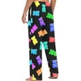 thumbnail image 6 of Top-kevin Men's Pajama Bottoms Colorful Sweet Jelly Bears Mens Pajama Pants Gummy Candy Cotton Pj Bottoms Sleepwear Lounge Pants, 6 of 7