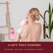 Body & Earth Spa Bath Gift Sets for Women, Romantic Rose Self Care Pampering Kits, Beauty Holiday Gifts for Her, 6Pcs