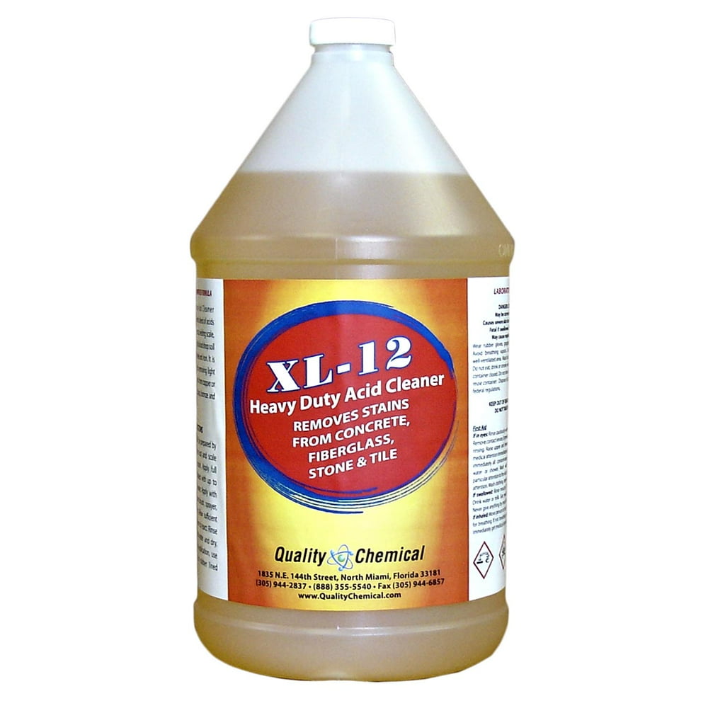 XL12 High Power Acid Cleaner removes rust & oxidation 1 gallon