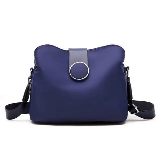 LHSHID Fashion Nylon Shoulder Bag Women Multi-pocket Crossbody Bag Simple Shoulder Bag Waterproof Travel Female Handbag Lady Purse sac