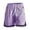 Purple, variant on Sheghy Athletic Shorts 100%Cotton Men's Solid Color Casual Sports Elastic Waist Drawstring Pocket Shorts