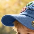 thumbnail image 5 of CAUYDY Baby Baseball Cap Toddler Baseball Hat Infant Ball Cap Newborn Hats Boys Girls Toddler Snapback Hat 4T 5T 6T 7T Kids Trucker Hats (Sizes One Size,B1-Blue), 5 of 8