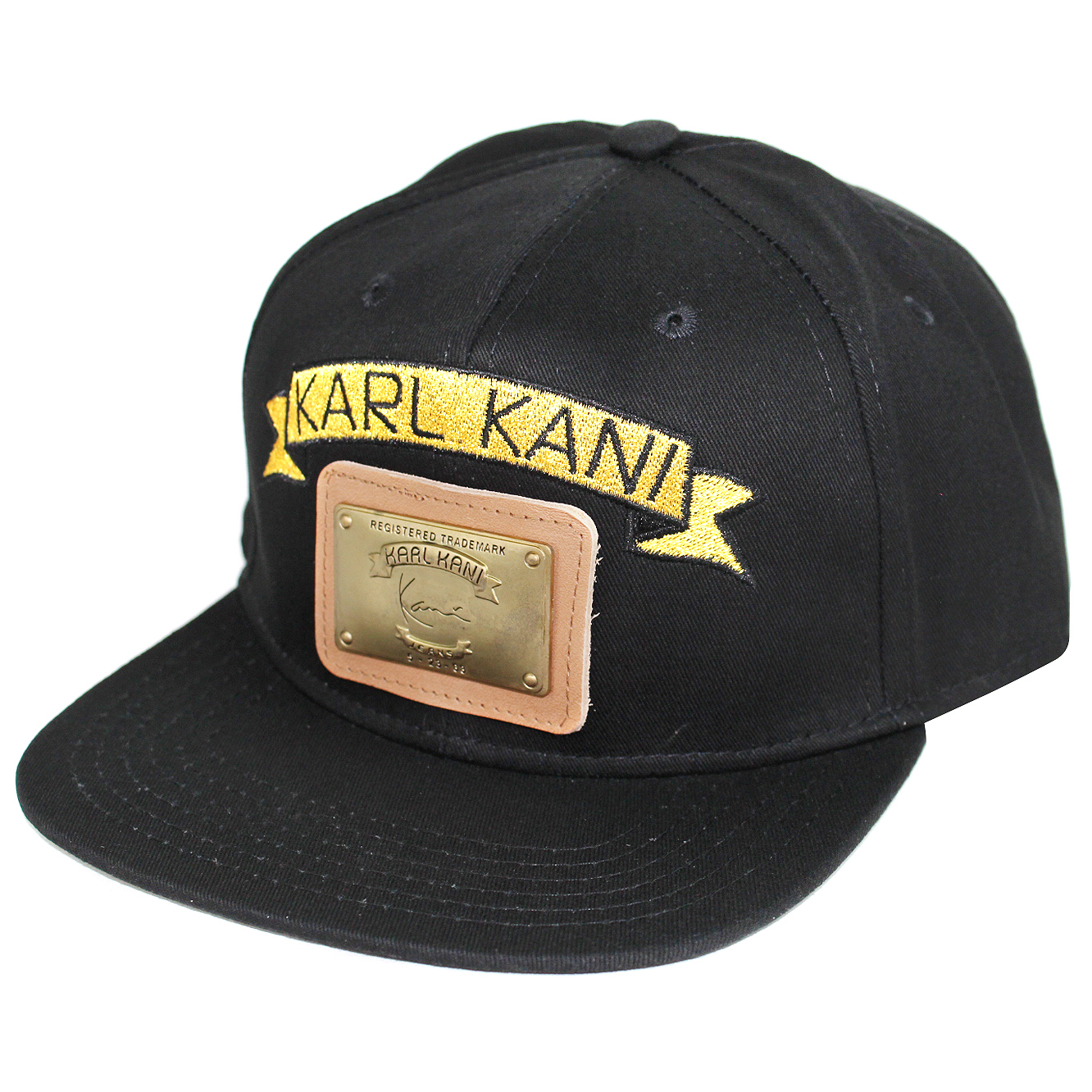 Karl Kani Gold Plate Snapback Embroidered Hat Black - Walmart.ca