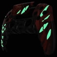 thumbnail image 4 of eXtremeRate Glow in Dark - Scarlet Demon Replacement Touchpad Front Housing Shell Shell for ps5 Controller BDM-010/020/030/040, 4 of 6