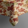 thumbnail image 3 of Maple Leaf Farmhouse Table Cloth,Wrinkle Free Table Cover with Polyester,Waterproof Reusable Tablecloth for Kitchen Picnic Party (Rectangle,60x84inch), 3 of 5