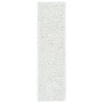 thumbnail image 5 of Safavieh  Flokati Jeanmarie Shag Solid Rug Ivory/Grey 6'7" x  6'7" 6' Round Indoor Round, 5 of 9