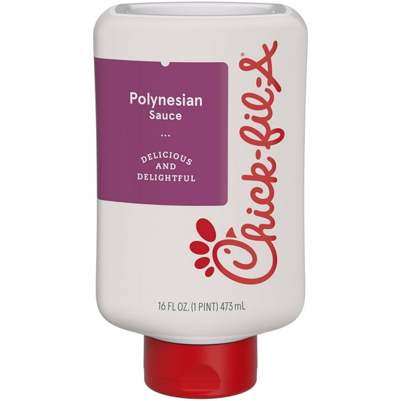 Chick-fil-A Polynesian Sauce, 16 fl oz Squeeze Bottle (Pack of 2)