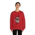 thumbnail image 3 of Black Santa Sleigh Unisex Heavy Blend™ Crewneck Sweatshirt, 3 of 7