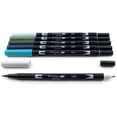 thumbnail image 3 of Bolígrafos Tombow 56227 Wonderland de doble pincel, paquete de 6, mezclables, 3 of 6