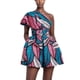 thumbnail image 2 of SAYOO Mujeres DIY Short Romper, Adultos Casual Suelto Cintura Alta Impresión Digital Vendaje Playsuit SAYOO Moda, 2 of 9