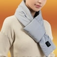 thumbnail image 2 of USB Heating Scarf Friendly to Skin Fast Heating Super Soft One-key Start Adjustable Temperature Keep Warm USB Powered Heating Scarf Electric Neck Warmer for Women, 2 of 8