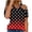 Red, variant on My Orders Cute Summer Tops for Women Floral Womens T Shirts Loose Plus Womens Workout Tops Loose Linen Crop Tops for Women Summer Semi Formal Shirts Yellow