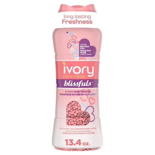 Ivory Snow Blissfuls In-Wash Laundry Scent Booster Beads, Baby Fresh Scent