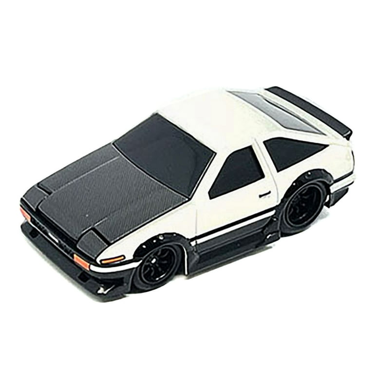 1983 Toyota Sprinter Trueno (AE86) White with Carbon Hood 1/64