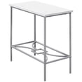 thumbnail image 2 of Home Square 12" Accent End Table in White and Silver - Set of 2, 2 of 4