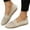 Beige, variant on Oyedens Womens Slip on Loafers Mesh Walking Driving Shoes Comfortable Nurse Work Flats Boat Shoes