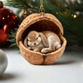 thumbnail image 6 of Yeuimy Christmas Ornaments,Woodland Animal Ornaments,Acrylic Woodland Animal Ornaments,Hanging Christmas Ornaments,Christmas Party Home Decor,Small Christmas Ornaments,Forest Animal Decor, 6 of 7