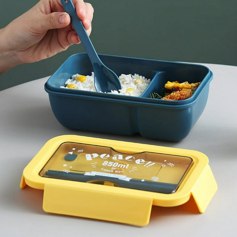 Microwave Lunch Box Wheat Straw Dinnerware Food Storage Container