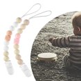 thumbnail image 3 of Pacifier Clip, Holder Teething Beads for Baby Girls A, 3 of 8