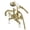 Polished Brass, variant on Kingston Brass CA1010T1 Heritage 3-3/8" Tub Wall Mount Clawfoot Tub Faucet with Hand Shower, Polished Chrome