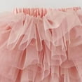 thumbnail image 6 of Zanarzt Baby Tulle Dress Baby Girl Tutu Skirt Toddler Girls Tulle Bloomers First Birthday Cake Smash Outfits Pink,5-6 Years, 6 of 8