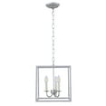 thumbnail image 3 of Living District LD6105D12S Eclipse 3 Light Vintage Sliver Pendant, 3 of 4