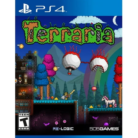 Terraria, 505 Games, PlayStation 4, 812872018294 (Best Dirt Bike Game For Ps4)