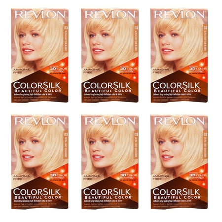 Revlon Hair Color Ultra Light Sun Blonde 03 Pack Of 6 Walmart