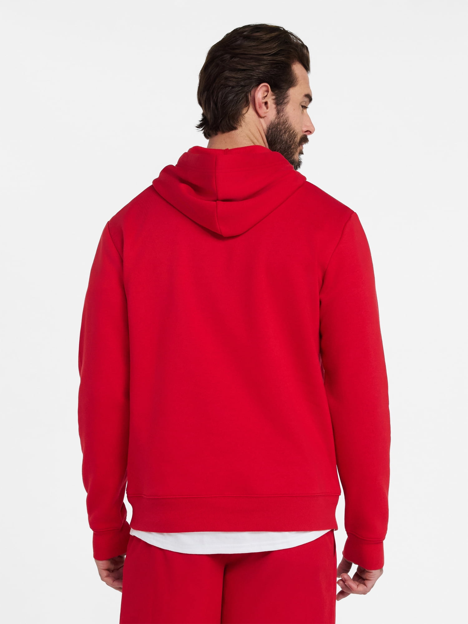 Athletic Works Men's & Big & Tall Men's Fleece Hoodie Sweatshirt, Sizes XS-4XLT