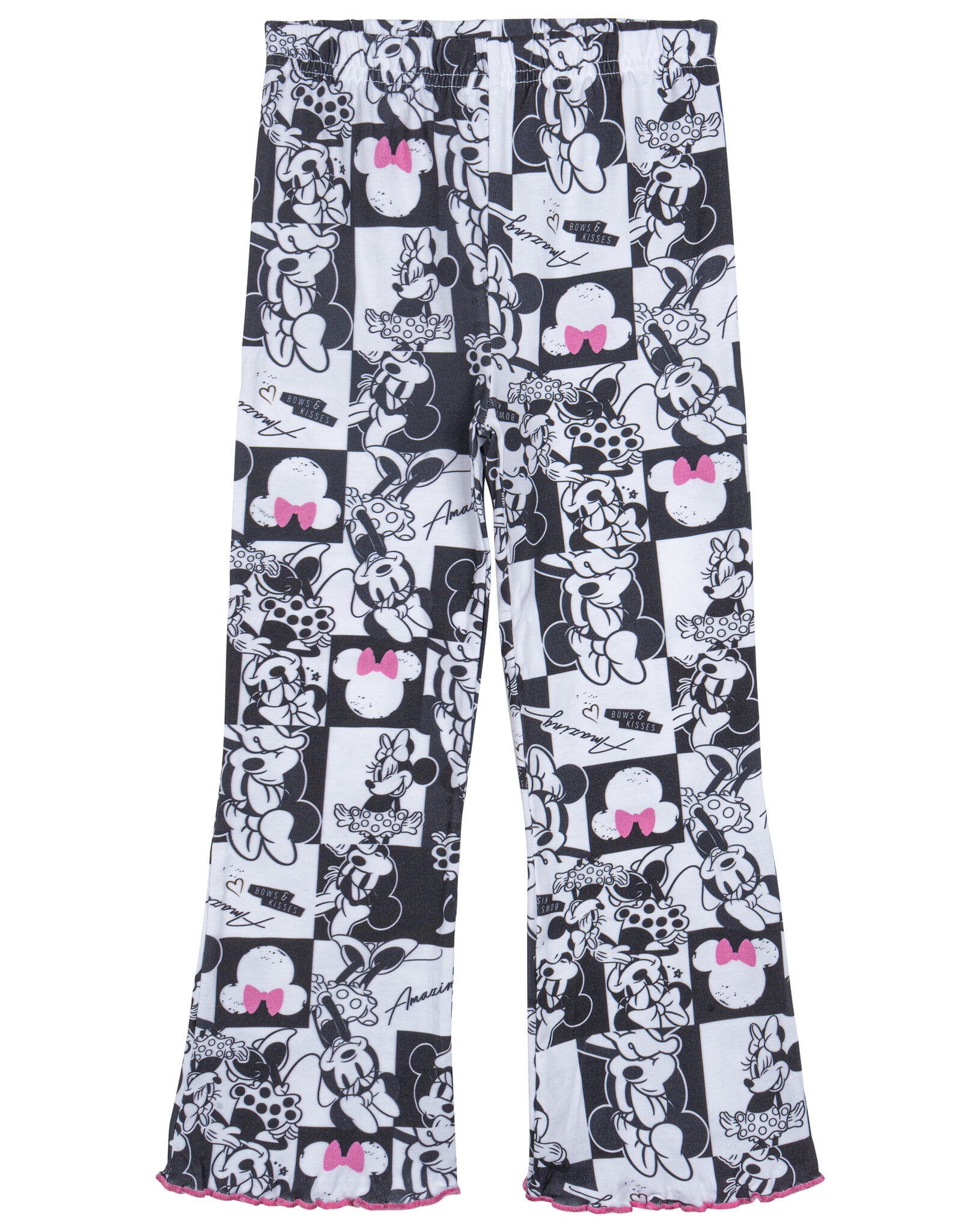 Disney Minnie Mouse Fleece Pullover Hoodie and Flare Leggings Outfit Set Toddler to Big Kid