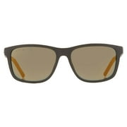 Lacoste L931S Full Rim Rectangle Matte Khaki Sunglasses