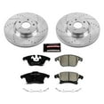 thumbnail image 3 of PowerStop Front Z23 Evolution Sport Carbon-Fiber Ceramic Brake Pad and Drilled & Slotted Rotor Kit Fits: FORD LINCOLN Select Models K6816, 3 of 10