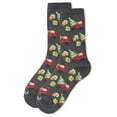 thumbnail image 3 of MeMoi Women's Red Wagon Holiday Crew Socks - Mens - Male, 3 of 3