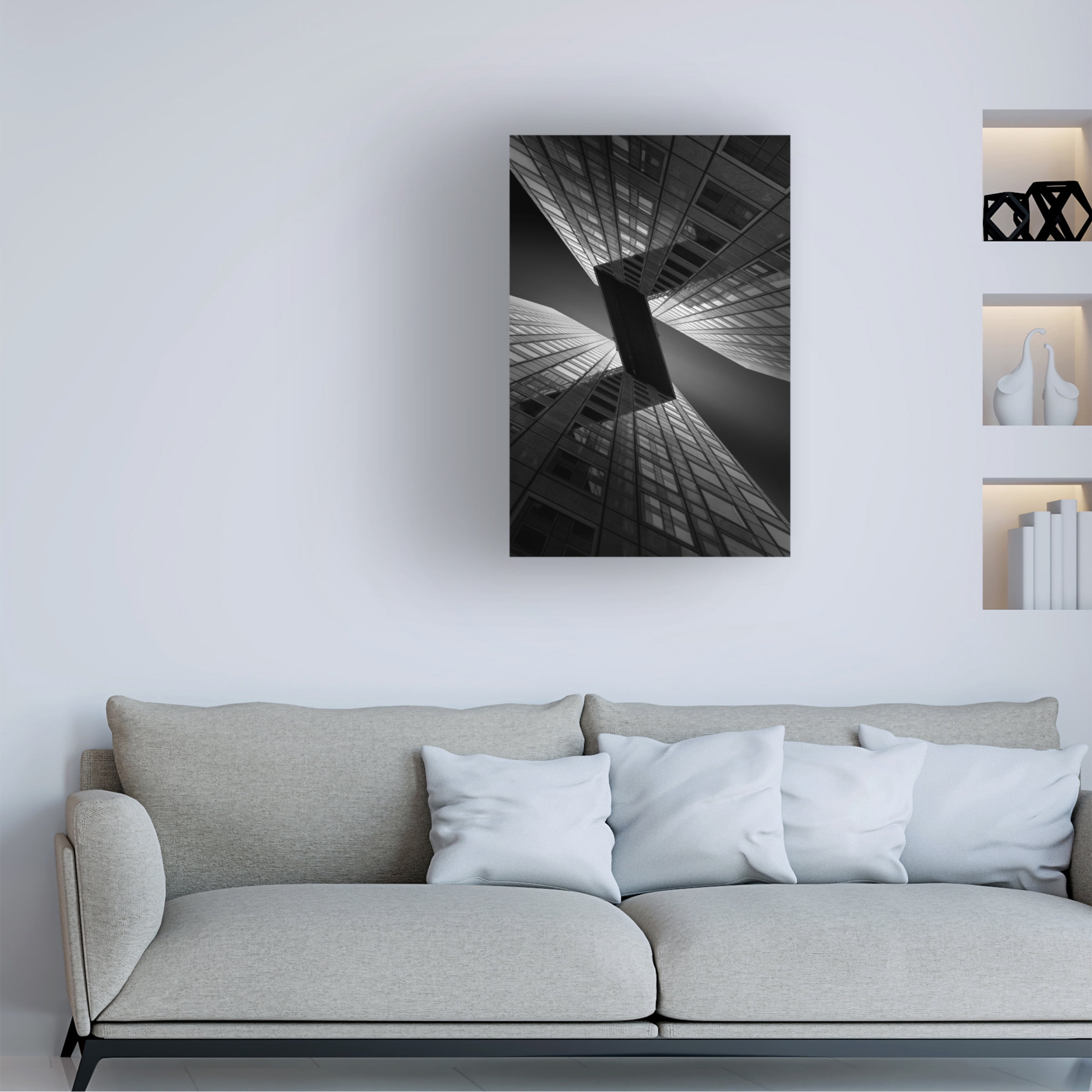 Jef Van den 'The Z line' Canvas Art