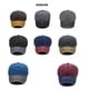 thumbnail image 4 of Gorra de béisbol de algodón puro lavado de color sólido con tablero claro y costuras para hombres y adultos, para padres e hijos, 4 of 6