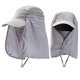 thumbnail image 3 of Hat Sun Fishing Cap Beach Wide Cover Face Anti-UV Sun Protection Foldable Cycling Quick Dry Waterproof Men Women for Hunting Camping Hiking Climbing, 3 of 5