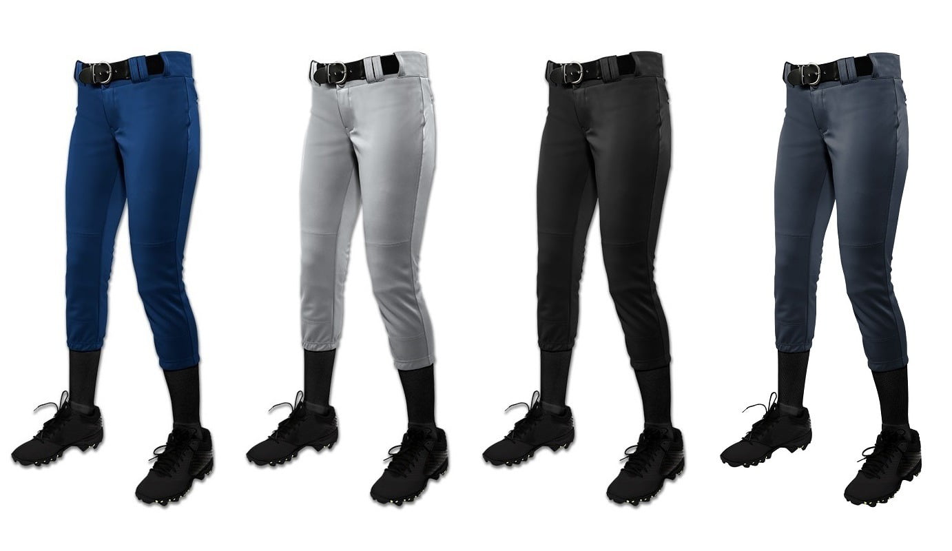 NEW Champro Traditional Low Rise Women's Softball Pants Black Lists @ $24 