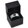 thumbnail image 3 of Tungsten Heart Shaped Basketball Ball Band Ring 8mm Men Women Comfort Fit Blue Flat Cut Brushed Gray Polished, 3 of 4