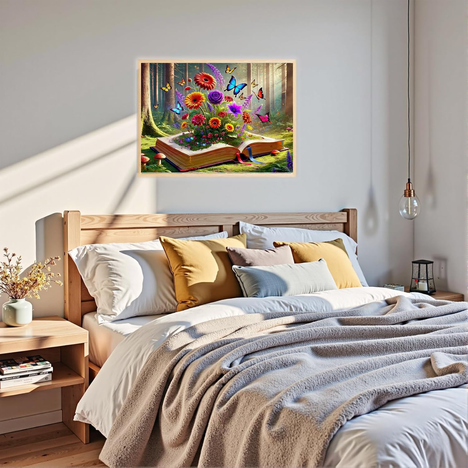 Highland Cow Diamond Painting Kit For Adults – Full Round Drill 5D DIY Art | 14x14 Inch Home Wall Decor - View #9