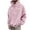 Pink, variant on ZCFZJW Cute Fall Hoodie Tops for Men Big and Tall Regular Fit Casual Long Sleeve Drawstring Hooded Pullover Sweatshirts Loose Lightweight Soft Cotton Outwear T-Shirts Light Blue XXXL