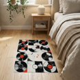 thumbnail image 3 of ODIKA Vinyl Record Minimalist Music Note Monochrome Disc Motif Retro Pet Friendly & Kids Safe Bedside for Bedroom, Nursery, RV, 3 of 7