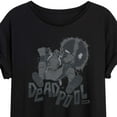 thumbnail image 3 of Marvel Deadpool - Monochrome - Women's Oversized Graphic T-Shirt, 3 of 5
