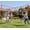 Red, variant on 14FT Four Square Volleyball Game Kit, Adjustable 4-Way Height Volleyball Net System, Heavy Duty Frame with Complete Accessories for Backyard Beach Lawn Family Outdoor Sports