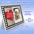 thumbnail image 2 of A Mamá En Nuestro Primer Marco De Fotos Del Día De La Madre | Capacidad Para Fotos De 3,5 X 5 | Decoración De Guardería Para Niño O Niña | Cuadros De Búfalo Blanco Y Negro - Ribete Blanco, 2 of 5