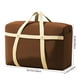 thumbnail image 3 of Bolsa de almacenamiento reforzada | Tela no tejida engrosada de alta resistencia | Equipaje de mudanza de gran capacidad | Cremallera impermeable | Ropa de cama Almohada Edredón Organizador de, 3 of 8