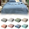 thumbnail image 5 of Solid Color Quilt Lightweight Comforter Summer Quilt Soft Bedspread For King Twin Full Size Bed Washable Quilts Quilted Blanket For All Season, 5 of 5